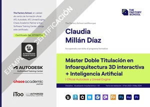 Certificado Máster Infoarquitectura 3D Interactiva