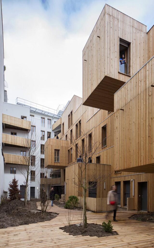 Edificio de viviendas contemporáneas Tete en Lair