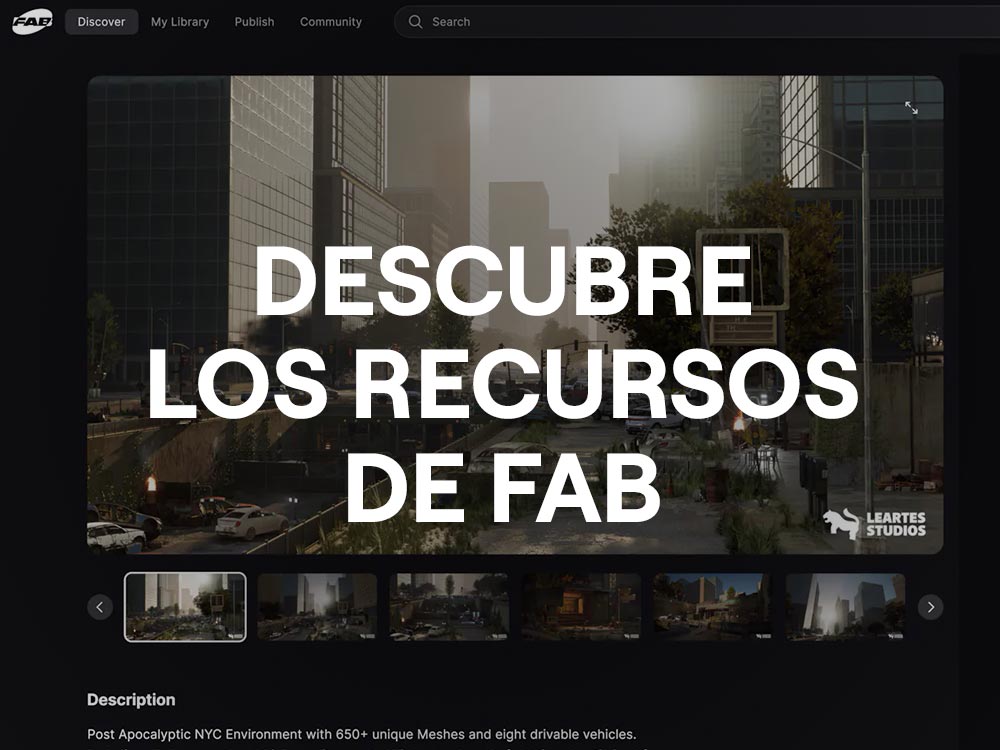 Descubre qué es Fab de Epic Games