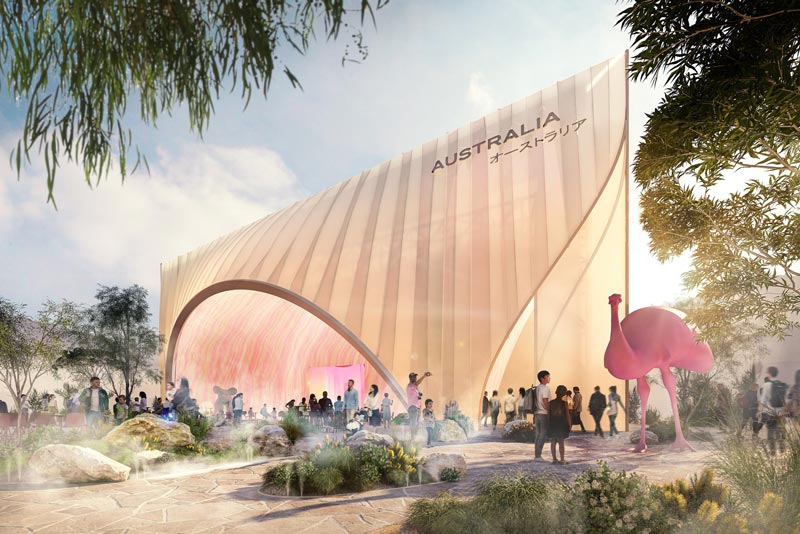 Pabellón de Australia en la Expo Osaka 2025