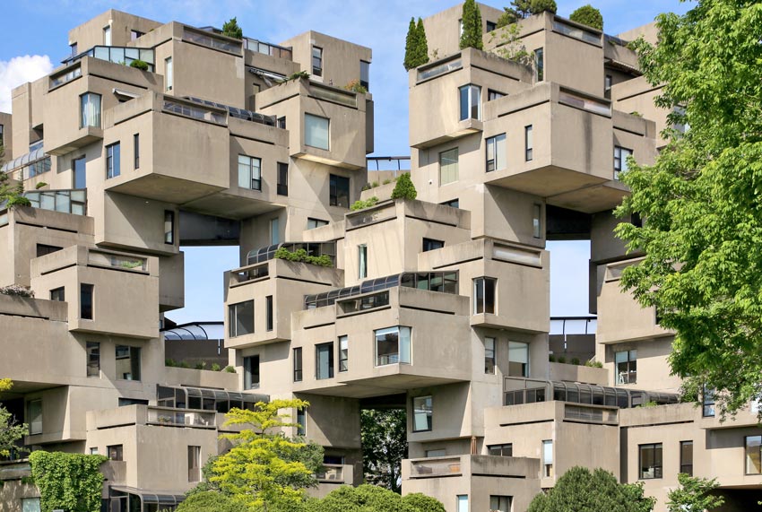 Arquitectura Brutalista en canadá: Habitat 67