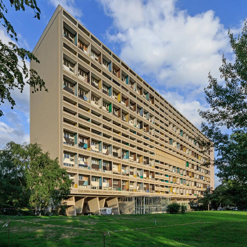 Inicio del brutalismo: Unité d’Habitation en Marsella