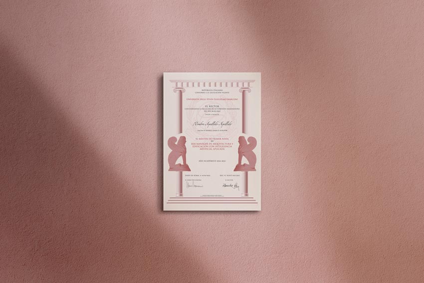 Título universitario oficial Máster BIM Mananger