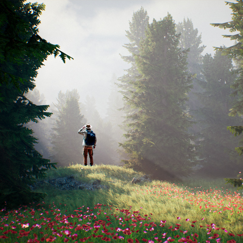 Práctica Vegetación Máster en Realidad Virtual con Unreal Engine 5 para arquitectura e interiorismo con inteligencia artificia