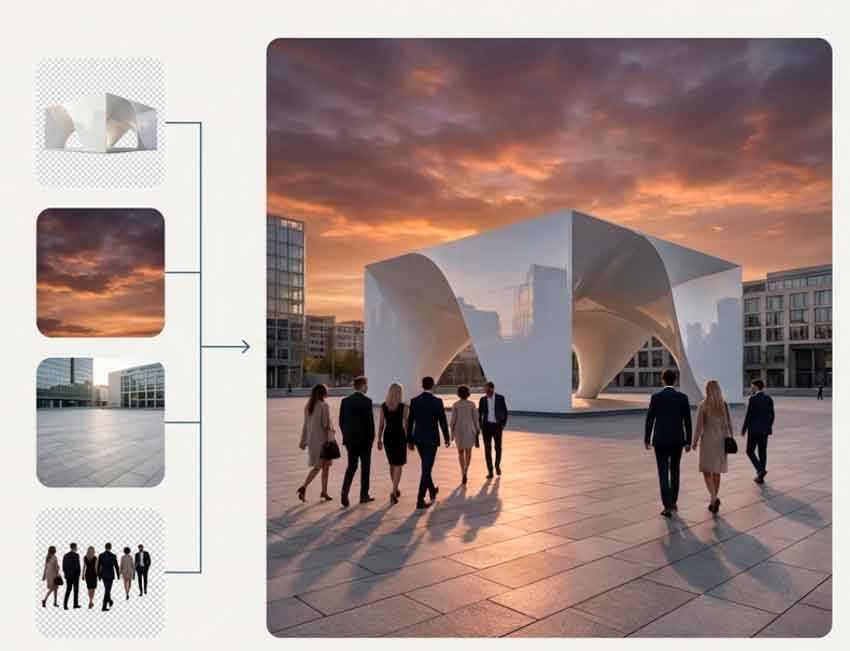 La nueva IA de Imagen Google, gemini 3 pro image Composición Compleja de Escenas