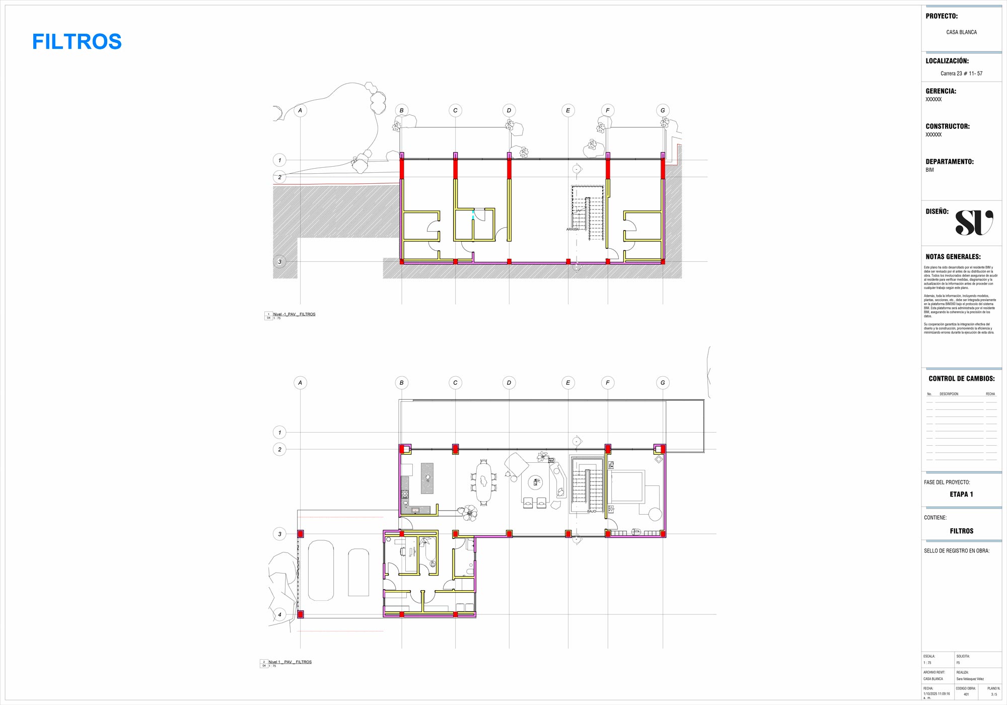 Proyecto Final de Máster de la alumna Sara Velásquez Vélez del Máster BIM Manager con IA