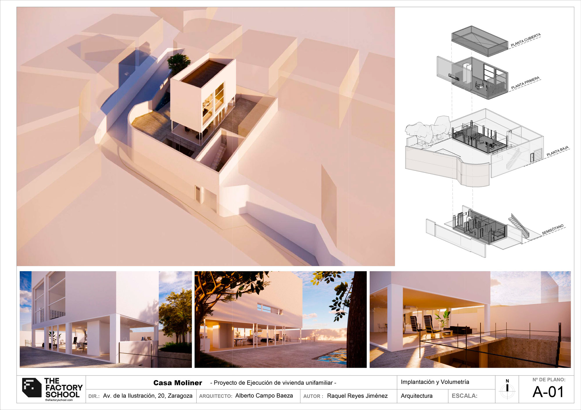 Proyecto Final de Máster de la alumna Raquel Reyes Jimenez del Master BIM Manager con IA