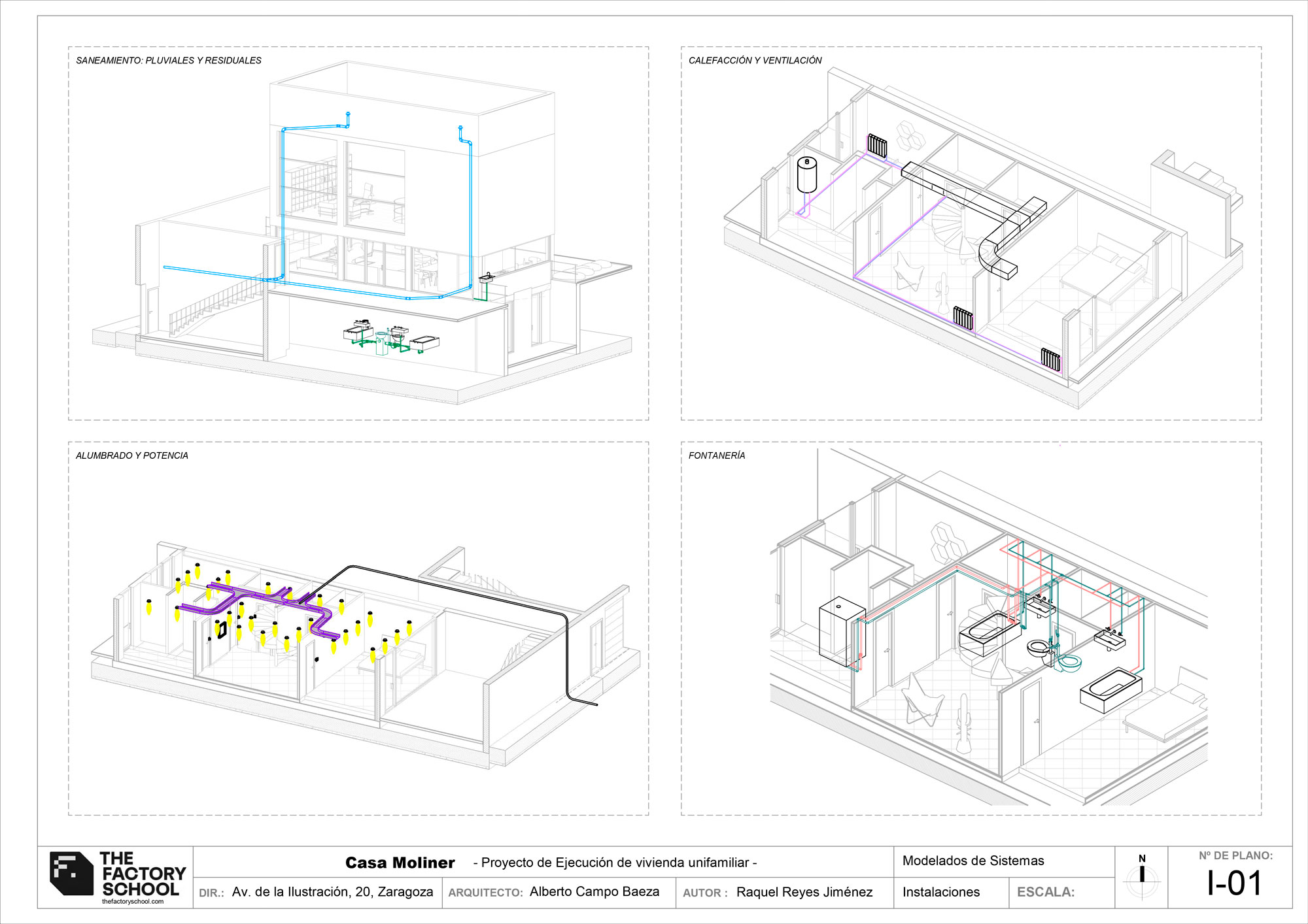 Proyecto Final de Máster de la alumna Raquel Reyes Jimenez del Master BIM Manager con IA
