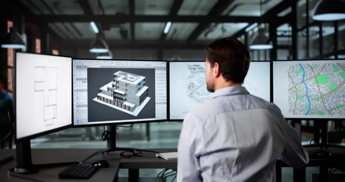 BIM Modeler trabajando