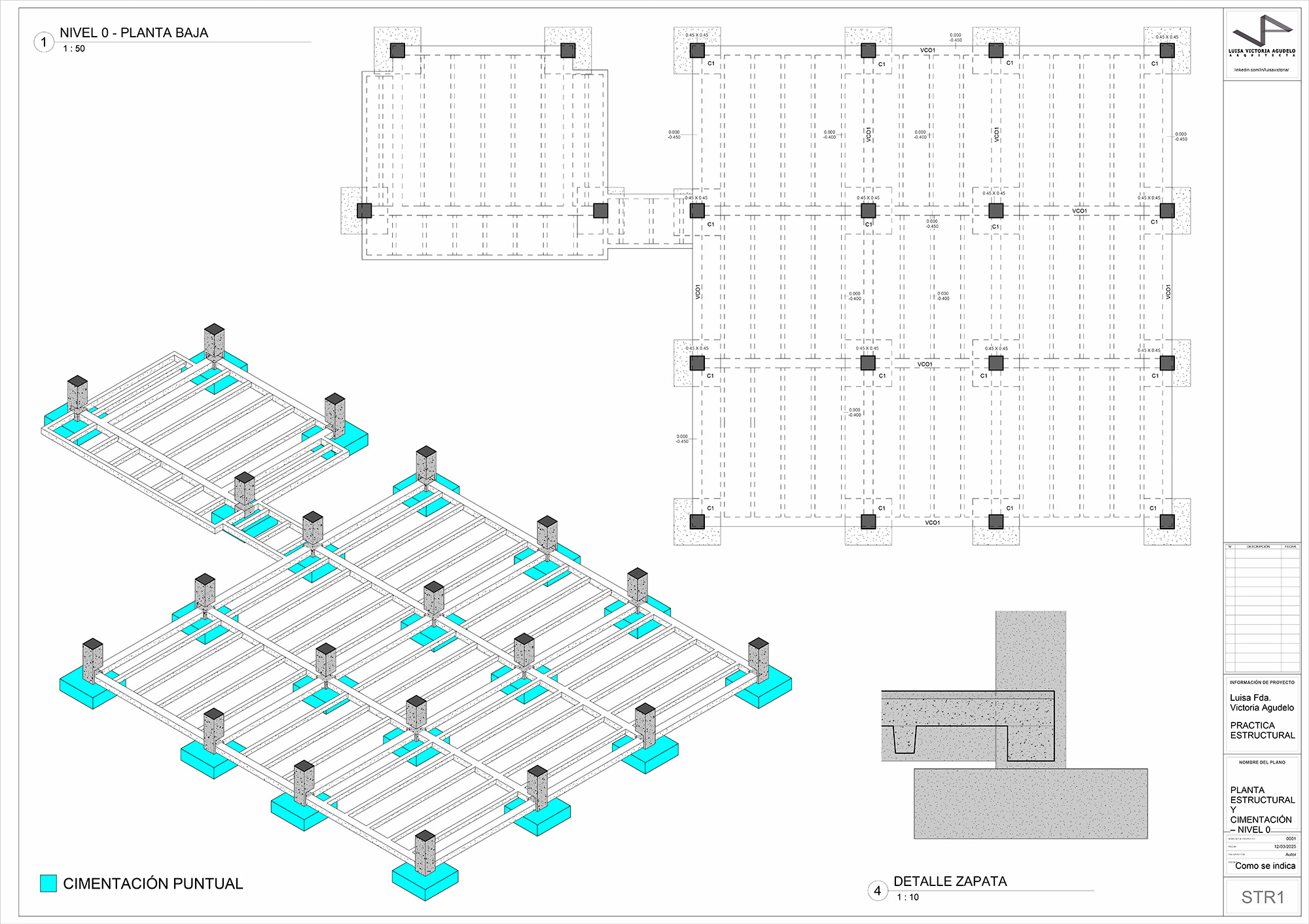 Proyecto Final Máster BIM Manager + IA de la Alumna Luisa Fernanda Victoria Agudelo