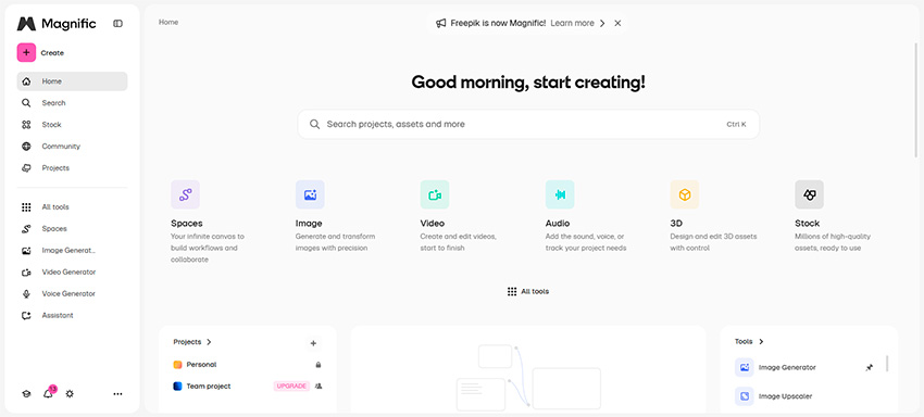 Magnific IA: qué significa el cambio de Freepik para arquitectura e interiorismo