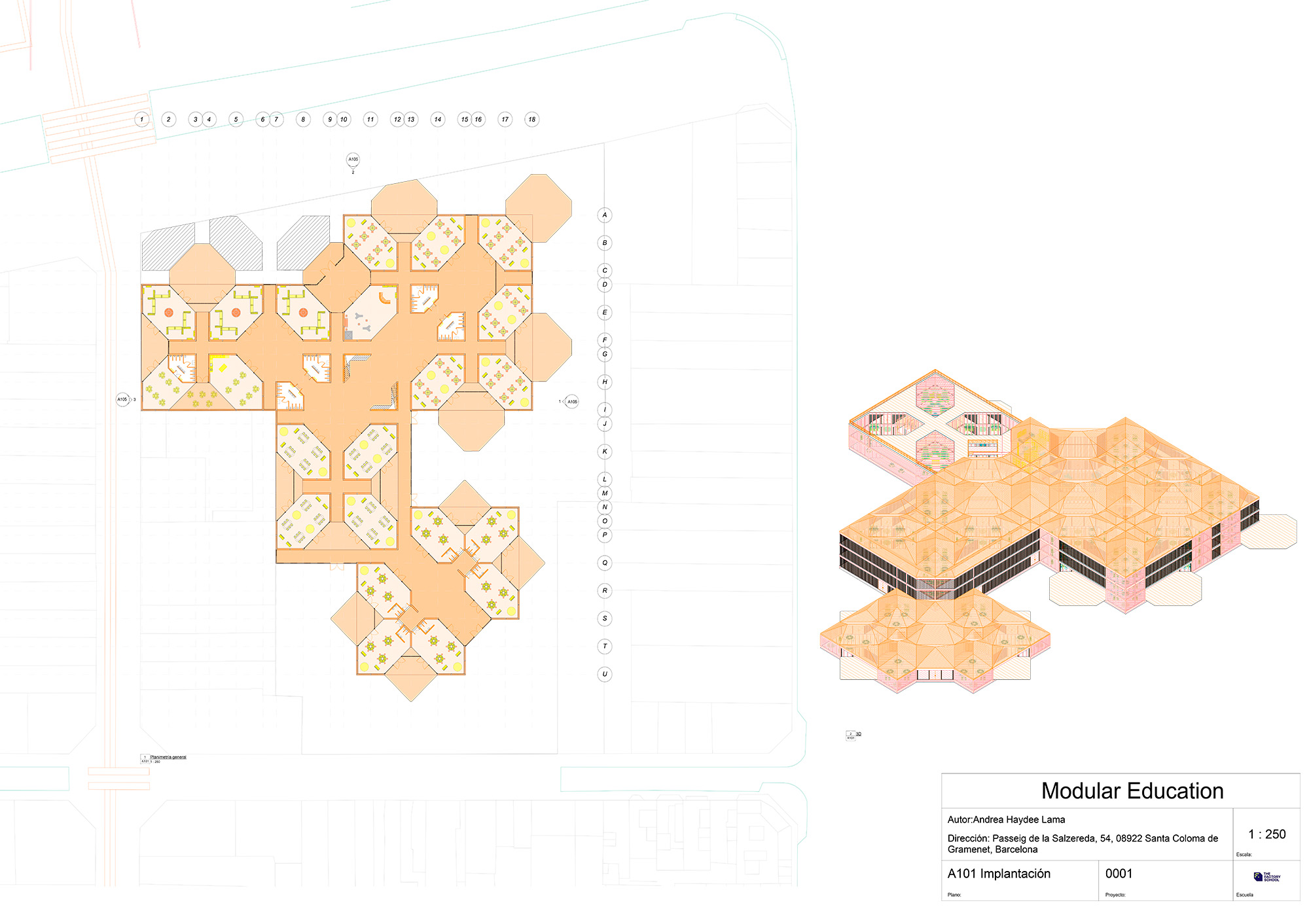 PFC Curso Revit de la alumna Andrea Calderon