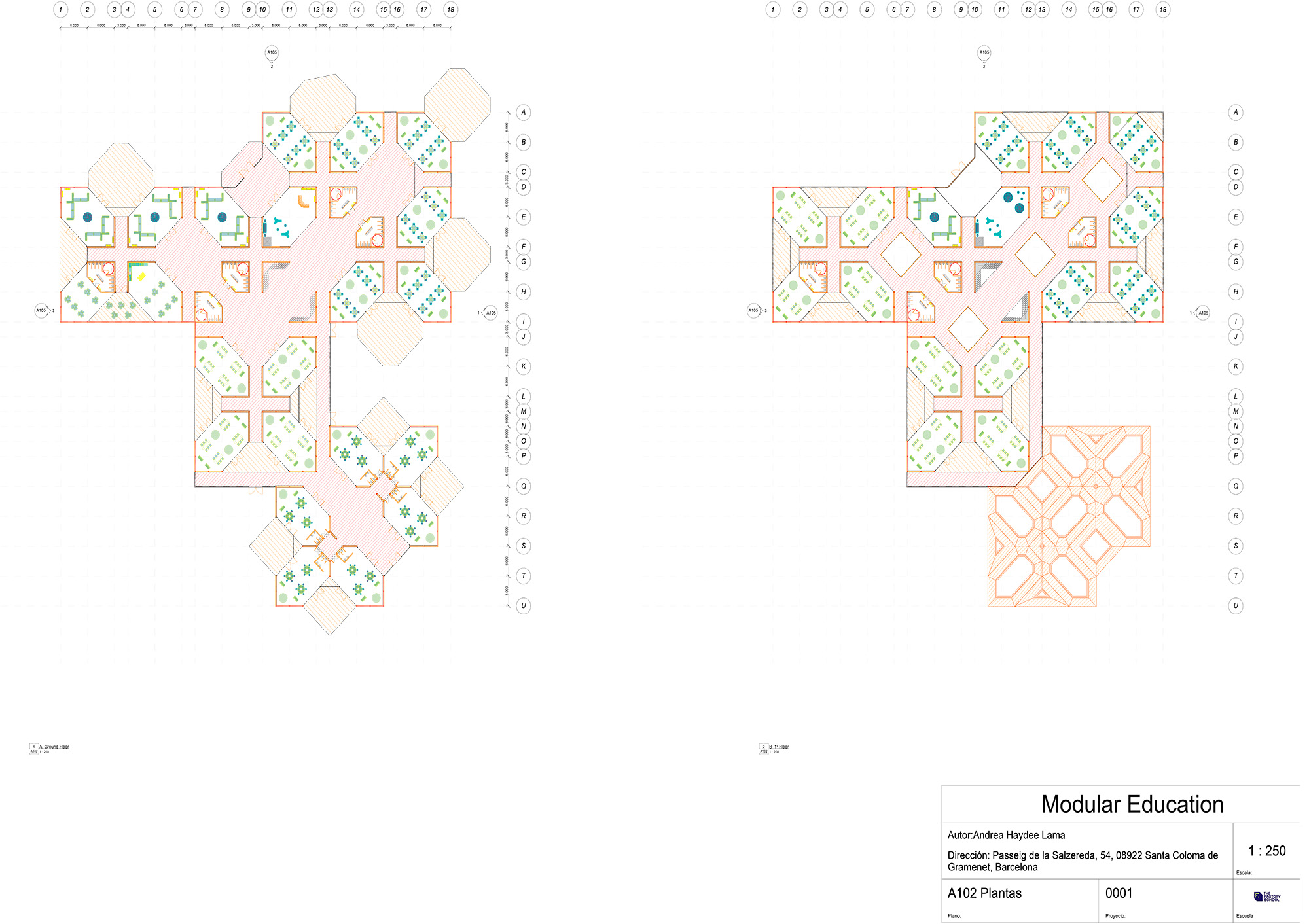 PFC Curso Revit de la alumna Andrea Calderon