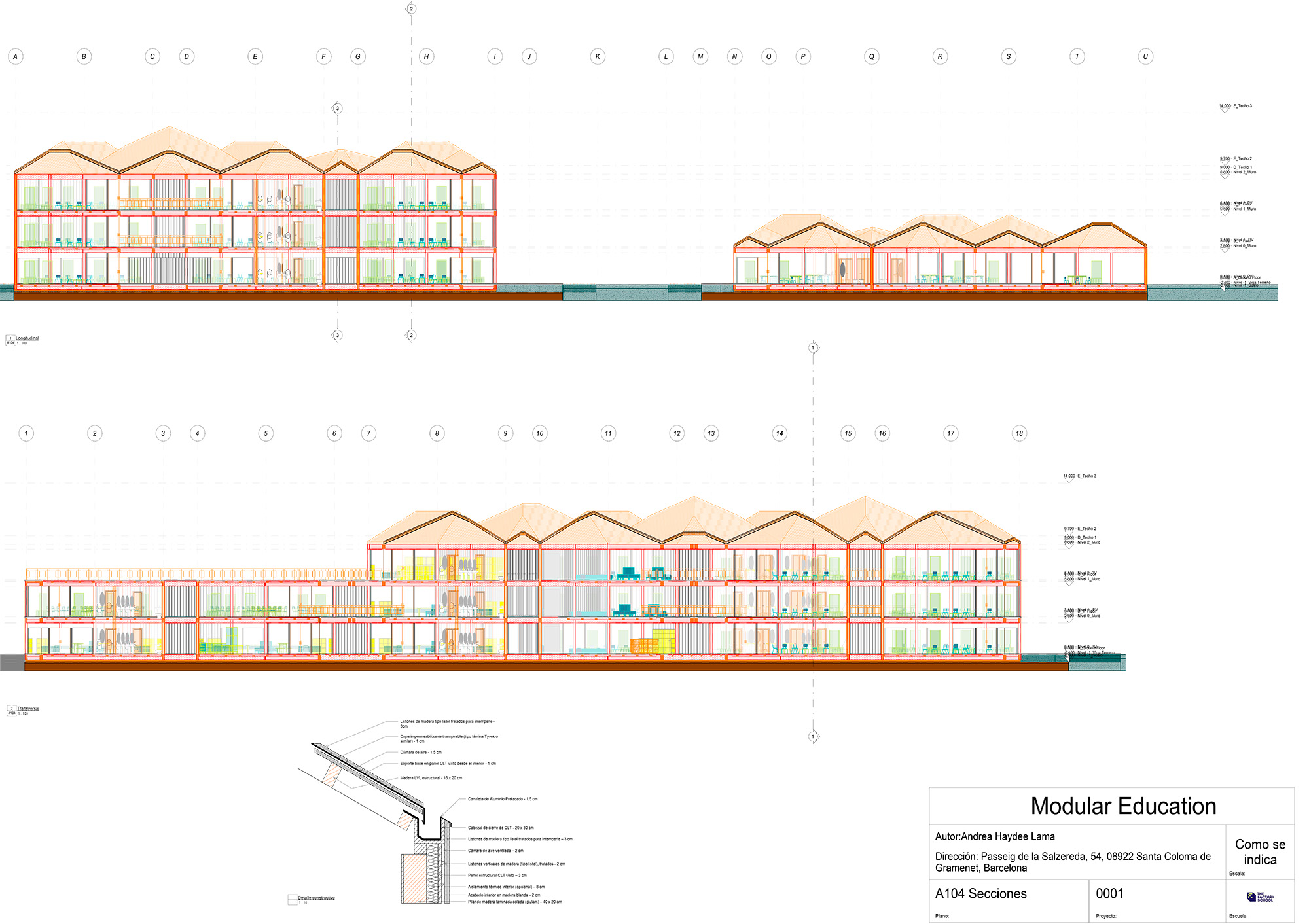 PFC Curso Revit de la alumna Andrea Calderon