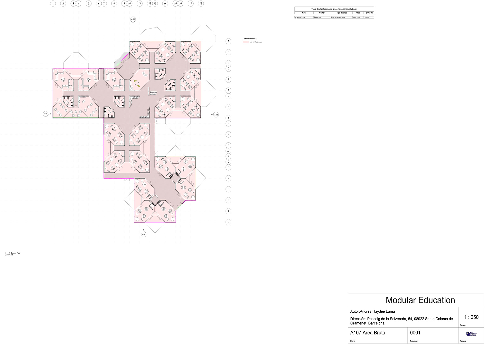 PFC Curso Revit de la alumna Andrea Calderon