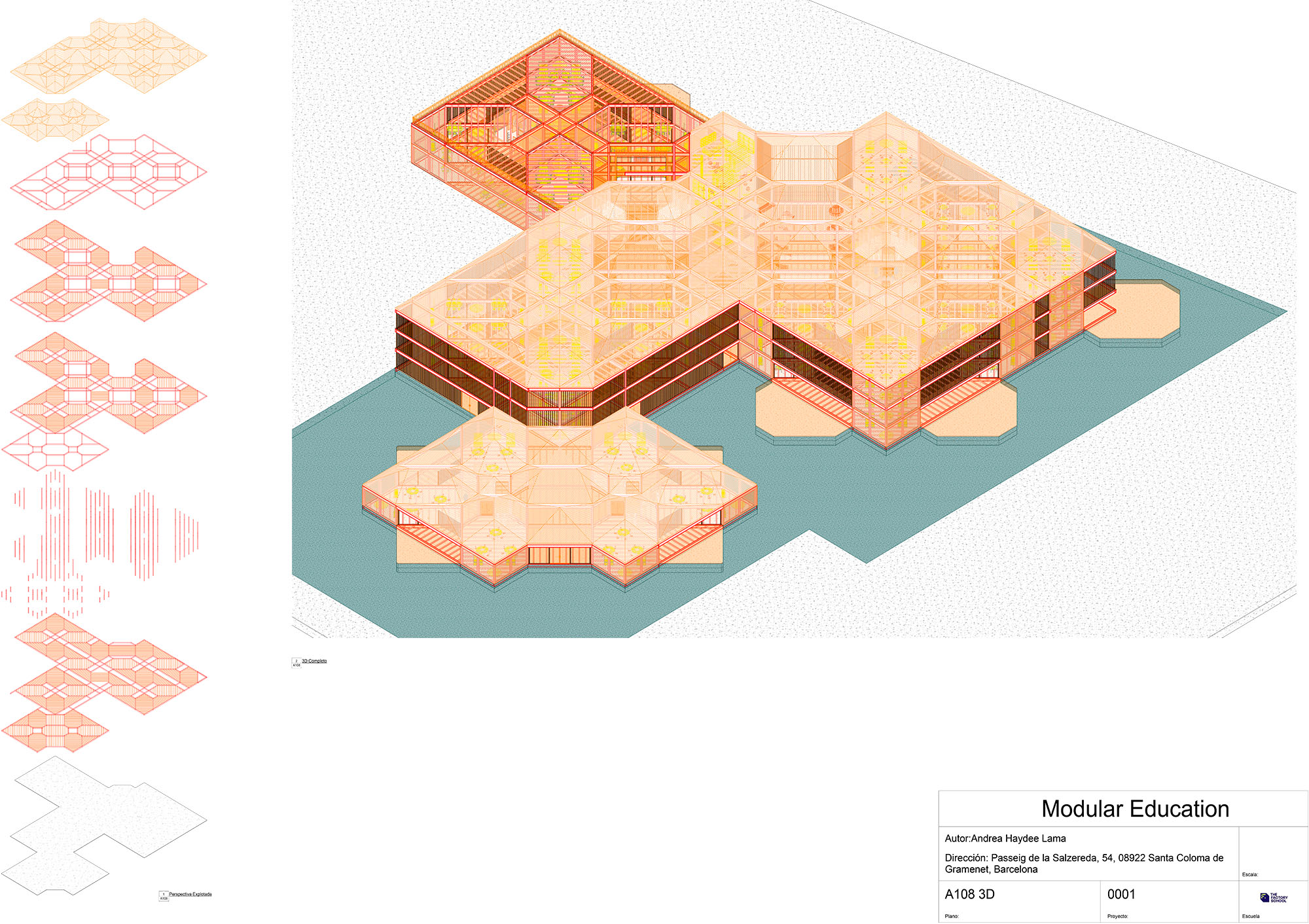 PFC Curso Revit de la alumna Andrea Calderon
