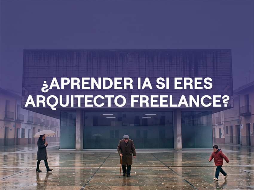 Portada del artículo: ¿Merece la pena aprender IA siendo arquitecto freelance?